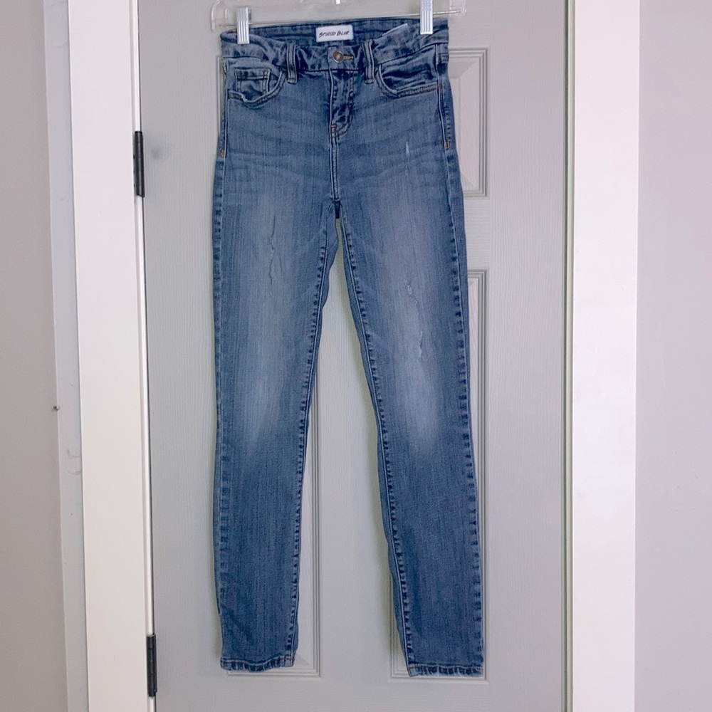 Studio Blue Ankle Length Distressed Jeans - 25
